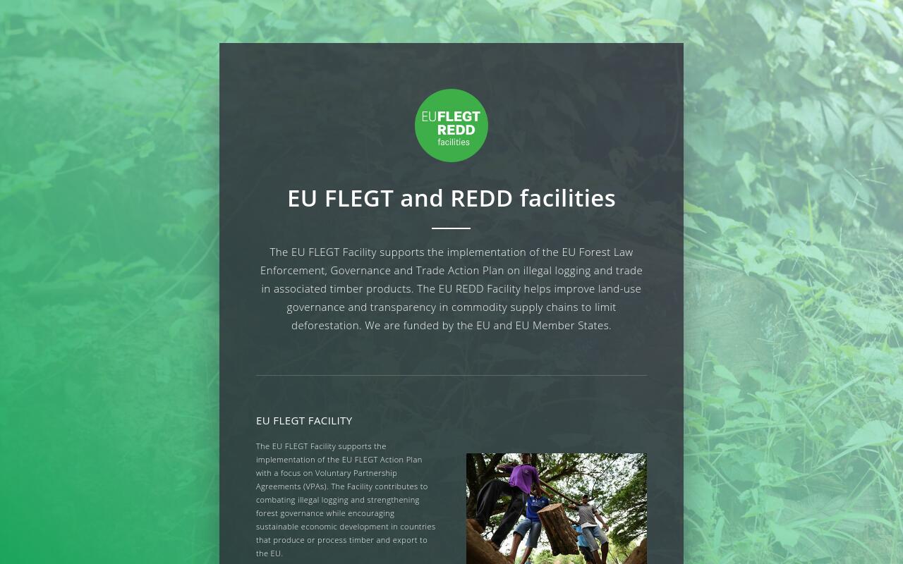 EU FLEGT and REDD facilities